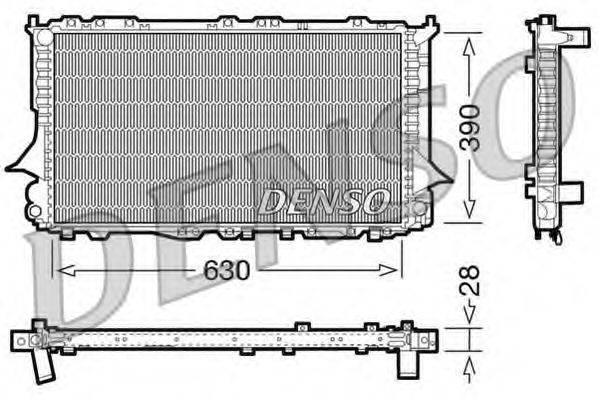 DENSO DRM02006 Радіатор, охолодження двигуна