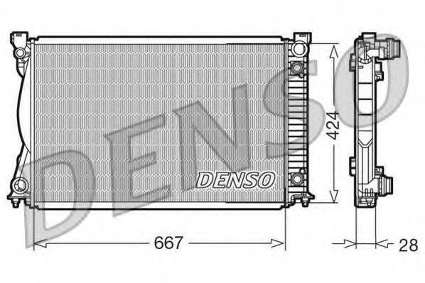 DENSO DRM02039 Радіатор, охолодження двигуна