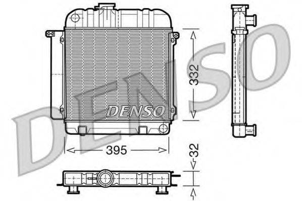 DENSO DRM05010 Радіатор, охолодження двигуна