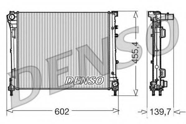 DENSO DRM09162 Радіатор, охолодження двигуна