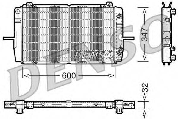 DENSO DRM10083 Радіатор, охолодження двигуна