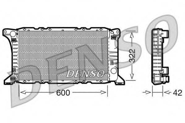 DENSO DRM10091 Радіатор, охолодження двигуна