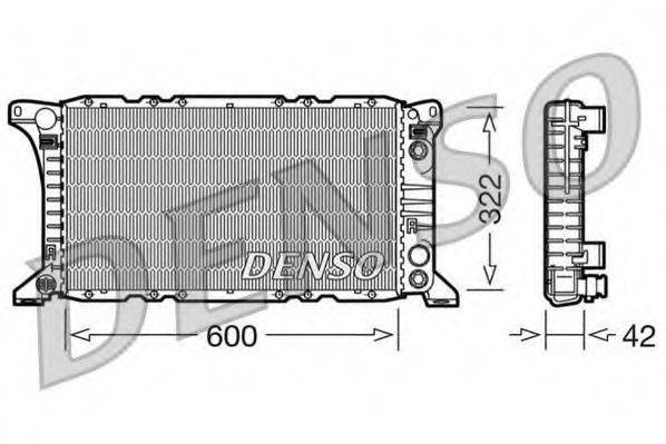 DENSO DRM10092 Радіатор, охолодження двигуна