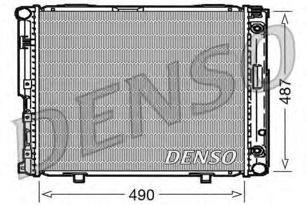 DENSO DRM17004 Радіатор, охолодження двигуна