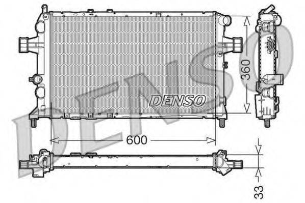 DENSO DRM20018 Радіатор, охолодження двигуна