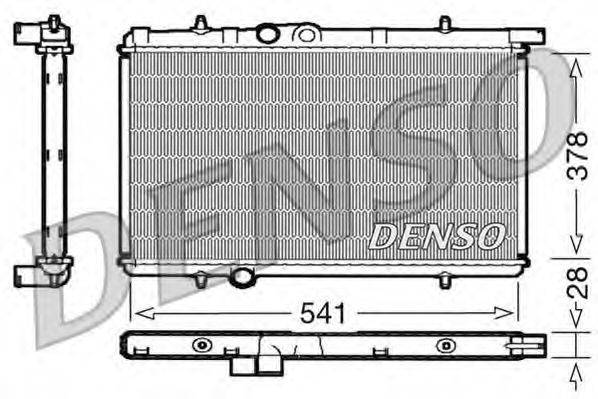 DENSO DRM21021 Радіатор, охолодження двигуна