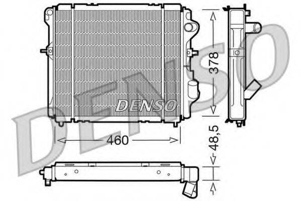 DENSO DRM23007 Радіатор, охолодження двигуна