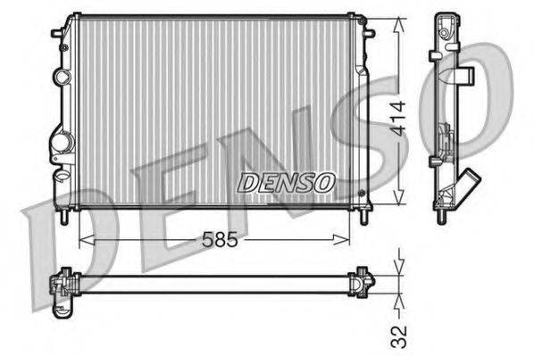 DENSO DRM23110 Радіатор, охолодження двигуна