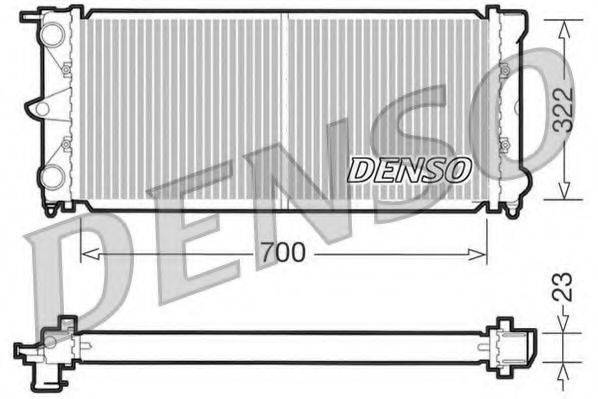 DENSO DRM32021 Радіатор, охолодження двигуна