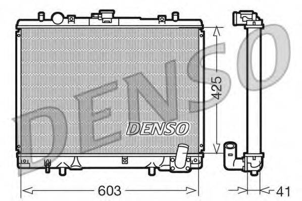 DENSO DRM45019 Радіатор, охолодження двигуна