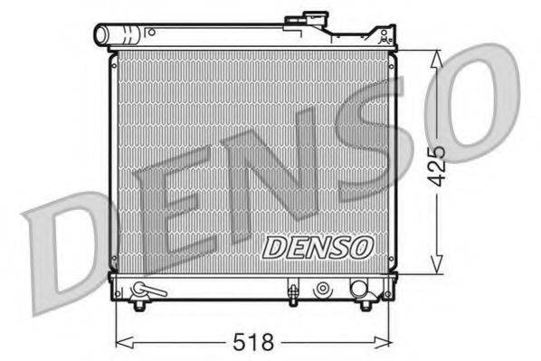 DENSO DRM47012 Радіатор, охолодження двигуна