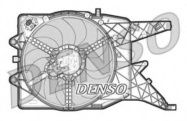 DENSO DER20010 Вентилятор, охолодження двигуна