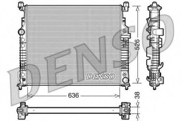DENSO DRM17007 Радіатор, охолодження двигуна