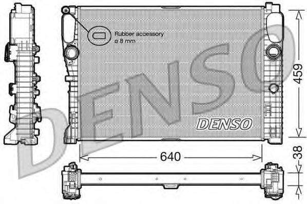 DENSO DRM17014 Радіатор, охолодження двигуна