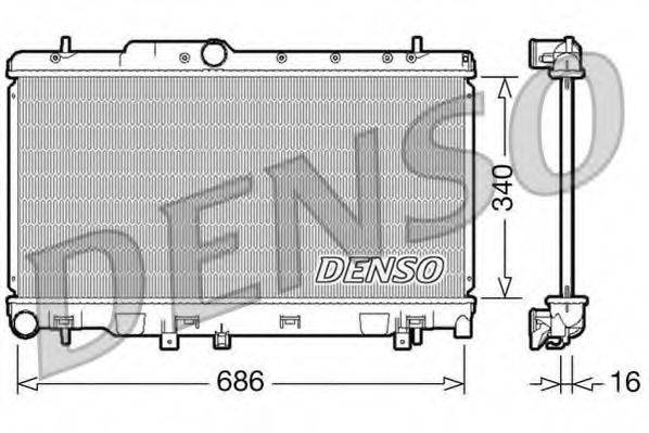 DENSO DRM36010 Радіатор, охолодження двигуна