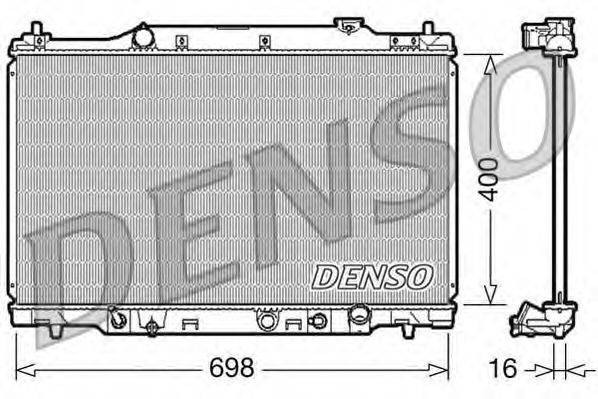 DENSO DRM40016 Радіатор, охолодження двигуна