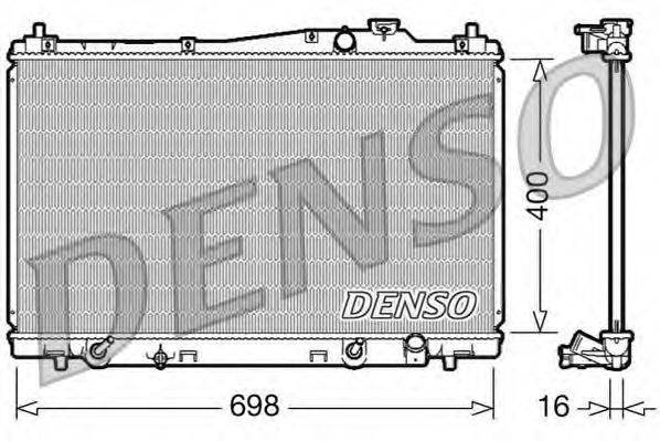 DENSO DRM40017 Радіатор, охолодження двигуна
