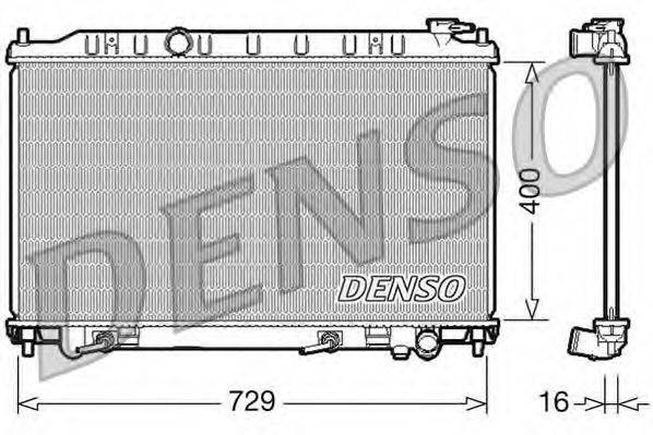 DENSO DRM46033 Радіатор, охолодження двигуна