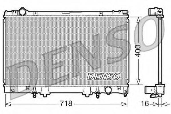 DENSO DRM51002 Радіатор, охолодження двигуна