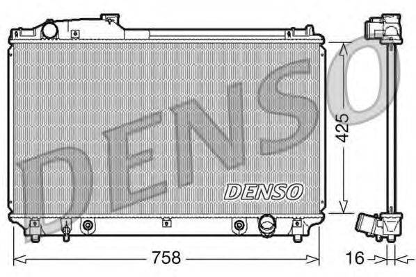 DENSO DRM51003 Радіатор, охолодження двигуна