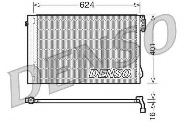 DENSO DCN05011 Конденсатор, кондиціонер