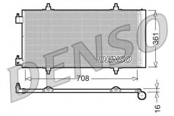DENSO DCN07011 Конденсатор, кондиціонер
