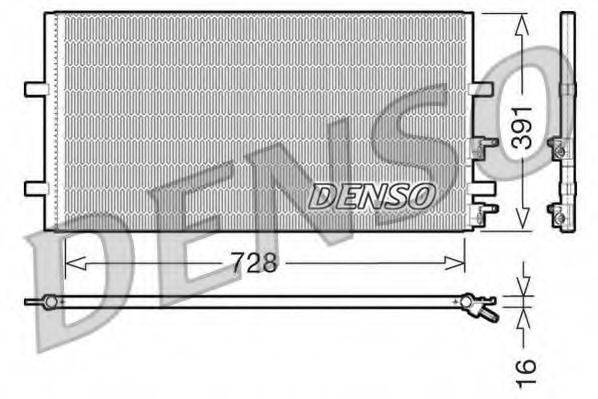 DENSO DCN10017 Конденсатор, кондиціонер