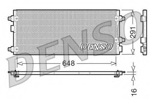 DENSO DCN13003 Конденсатор, кондиціонер