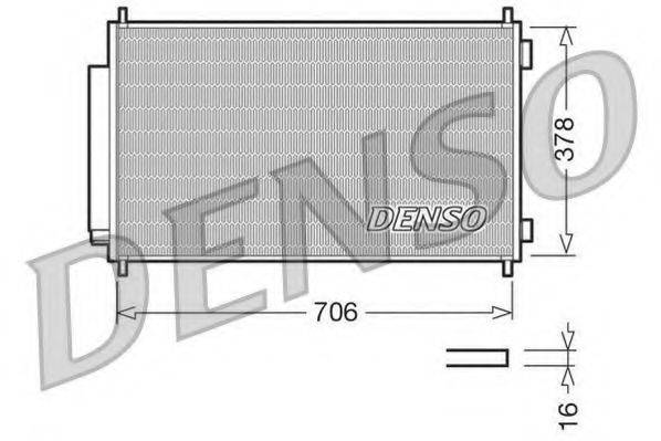 DENSO DCN40002 Конденсатор, кондиціонер