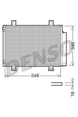 DENSO DCN47001 Конденсатор, кондиціонер