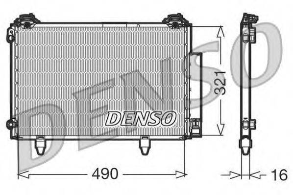 DENSO DCN50002 Конденсатор, кондиціонер