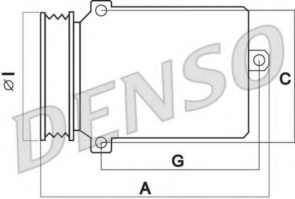 DENSO DCP02055 Компресор, кондиціонер