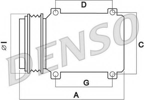 DENSO DCP02003 Компресор, кондиціонер