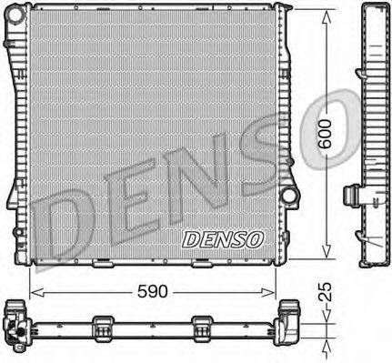 DENSO DRM05113 Радіатор, охолодження двигуна