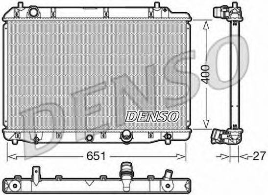 DENSO DRM40036 Радіатор, охолодження двигуна