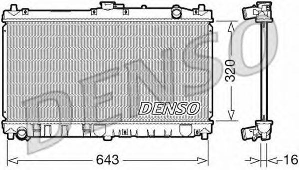 DENSO DRM44031 Радіатор, охолодження двигуна