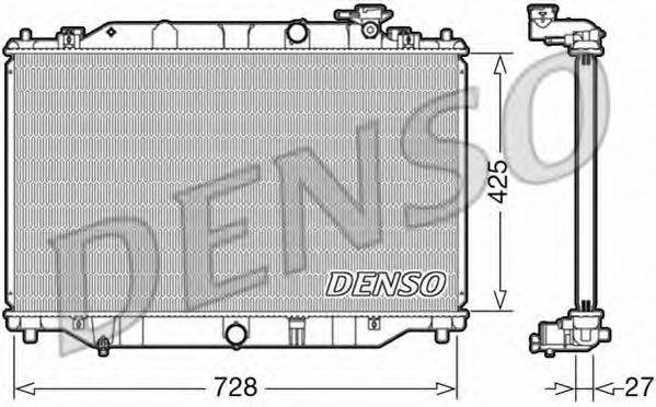DENSO DRM44040 Радіатор, охолодження двигуна
