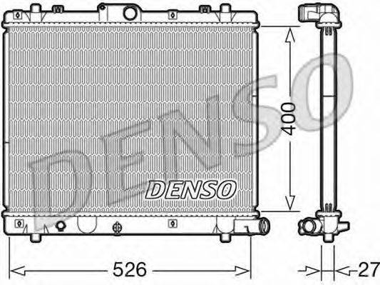 DENSO DRM47036 Радіатор, охолодження двигуна