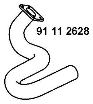 EBERSPACHER 91112628 Труба вихлопного газу