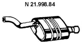 EBERSPACHER 2199884 Глушник вихлопних газів кінцевий