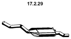 EBERSPACHER 17229 Глушник вихлопних газів кінцевий