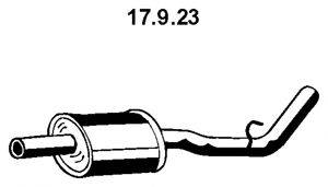 EBERSPACHER 17923 Середній глушник вихлопних газів