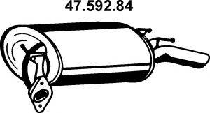 EBERSPACHER 4759284 Глушник вихлопних газів кінцевий