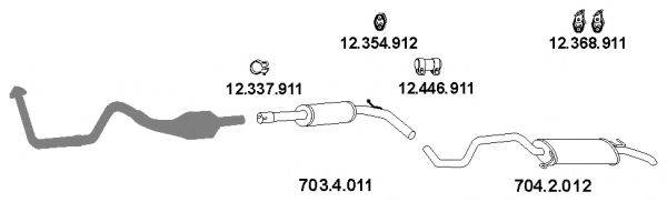 EBERSPACHER AP1014 Система випуску ОГ