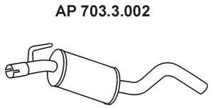 EBERSPACHER 7033002 Середній глушник вихлопних газів