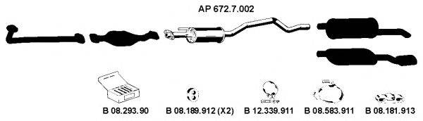 EBERSPACHER AP2221 Система випуску ОГ