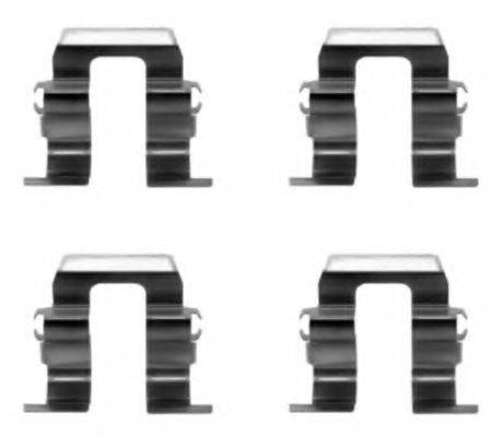 MINTEX MBA1259 Комплектуючі, колодки дискового гальма