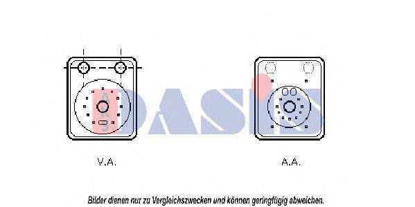 AKS DASIS 040024N масляний радіатор, моторне масло