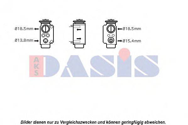 AKS DASIS 050003N Розширювальний клапан, кондиціонер