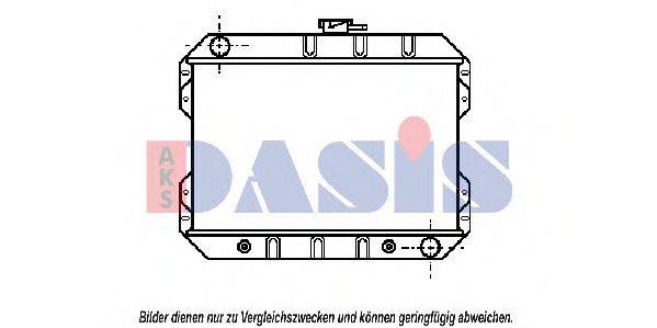 AKS DASIS 099296N Радіатор, охолодження двигуна
